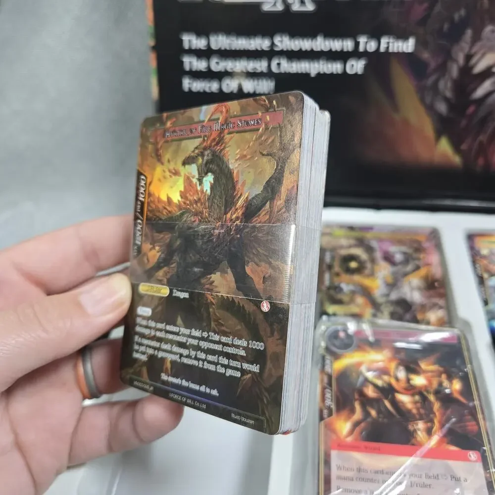 Force Of Will Vingolf Ruler All Stars Trading Card Game Rare Limited Boxed Set